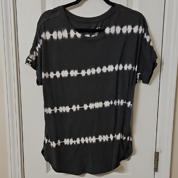 GreenTea Monochrome Tie-Dye Short Sleeve Tee - Picture 1 of 2